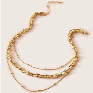 ❤️SOLD❤️Multi-Layered Chain Link Design Necklace